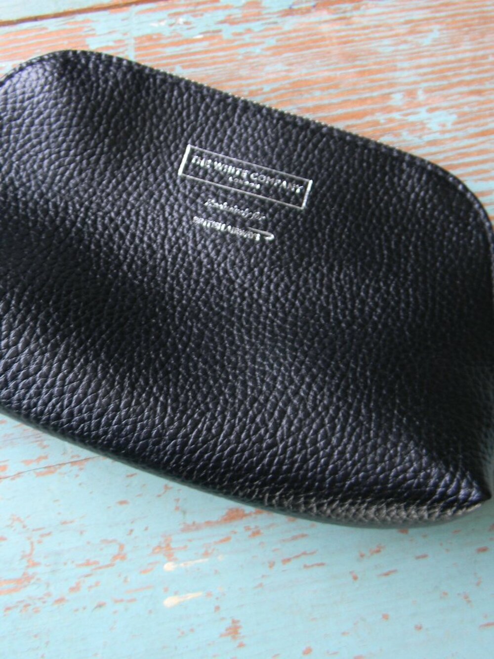 NWOT The White Company London Small Travel Toiletry Bag Black UNISEX